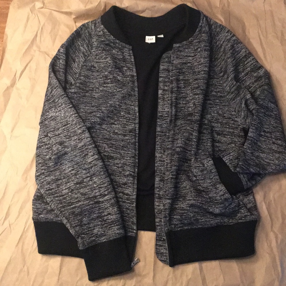 GAP black & white, soft bomber jacket